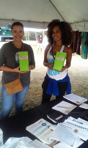 HealthPacks received by happy EcoFest attendees.