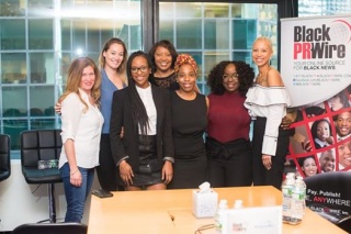 Photo caption:  Key leaders from Business Wire and Black PR Wire at the “Brands in Demand” Mixer Photo credit:  Ricardo Reyes, Black PR Wire