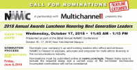 (BPRW) NAMIC in partnership with Multichannel News presents the 2018 Annual Awards Luncheon - Honoring Next Generations Leaders