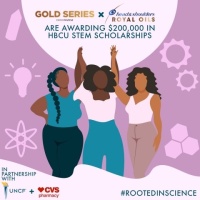 The P&G brands are partnering with CVS and UNCF to award $200,000 in scholarships to Black women pursuing degrees in STEM subjects. (Graphic: Business Wire)