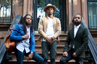 Derrius Quarles, Ras Asan, and Brian L. Williams Pose In Brooklyn, NY