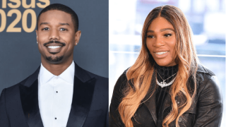 Michael B. Jordan and Serena Williams / Photo Credit: Aaron J. Thornton/Dia Dipasupil