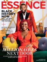 ESSENCE COVER CELEBRATES THE POWER OF BLACK LOVE + BUSINESS WITH SLUTTY VEGAN CEO AISHA "PINKY" COLE AND BIG DAVE'S CHEESESTEAKS CEO DERRICK HAYES (Cover Photo, Drea Nichole)