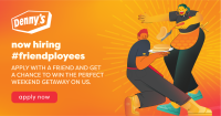 (BPRW) Calling All Besties – Denny’s is Hiring Best Friends and Offering Them a Chance to Win “The Perfect Weekend Off”