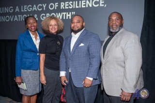 Pictured (l to r):  MEDWeek Financial Investment Panelists: Katrina Wright -  BankUnited,  Althea Harris  - SBA, Michael Colston – BankUnited and  Robert Parson – MDEAT