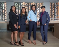 From left to right: DiCello Levitt's Éviealle Dawkins, Elizabeth Paige White, Diandra "Fu" Debrosse Zimmermann, and Bernadette Armand. (Photo: Business Wire)