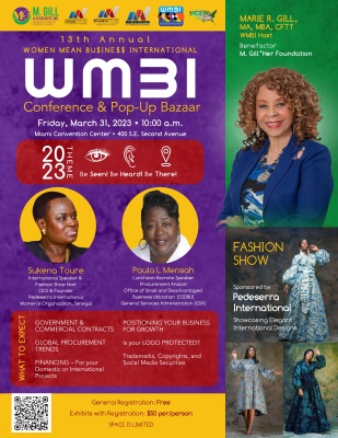 (BPRW) MGA to present the 13th Annual Women Mean Business International (W.M.B.I.) Conference | Black PR Wire, Inc.