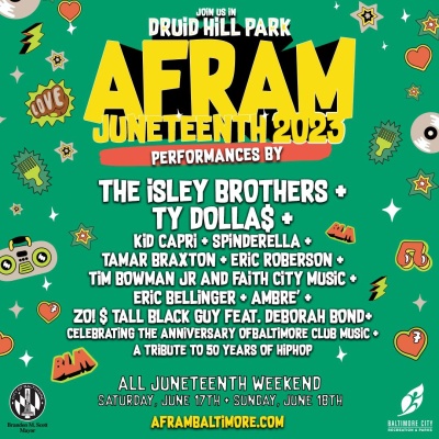 (BPRW) AFRAM Returns as Baltimore City’s Official Juneteenth Celebration | Press releases