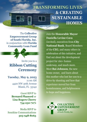 (BPRW) The Collective Empowerment Group of South Florida, Inc. to Host Ribbon Cutting Ceremony on May 9th | Black PR Wire, Inc. (BPRW) The Collective Empowerment Group of South Florida, Inc. to Host Ribbon Cutting Ceremony on May 9th | Black PR Wire, Inc.