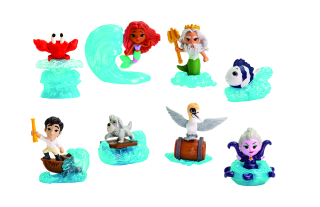McDonald's "The Little Mermaid" Happy Meal Collection of Toys