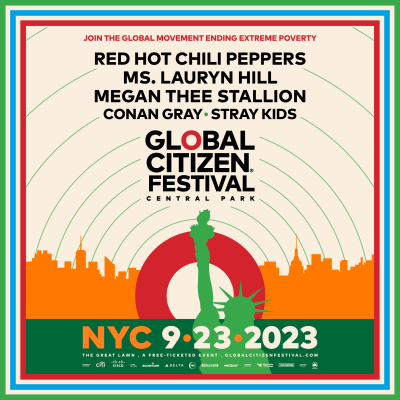 (BPRW) Red Hot Chili Peppers and Ms. Lauryn Hill to Headline 2023 Global Citizen Festival | Press releases
