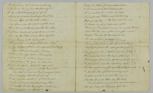 (BPRW) National Museum of African American History and Culture Acquires Major Collection of Work Attributed to Poet Phillis Wheatley Peters | Press releases