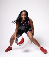 Alexis 'The Show' Morris joins the Harlem Globetrotters for the 2024 World Tour. First game will be Feb. 9 in Springfield, MA. (Photo: Business Wire)
