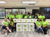 On Feb. 7, 2024, Florida Power & Light Company (FPL) volunteers packed 1,200 hygiene kits to be distributed to Broward Partnership, the largest comprehensive homeless services provider in Broward County.