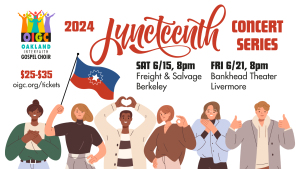 (BPRW) OAKLAND INTERFAITH GOSPEL CHOIR CELEBRATES JUNETEENTH WITH CONCERTS ACROSS THE BAY AREA | Press releases