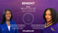 (BPRW) Benedict’s Roxi-Ann Williams and Santasha Johnson Named 2024 HBCU Scholars by the White House Initiative on Historically Black Colleges and Universities