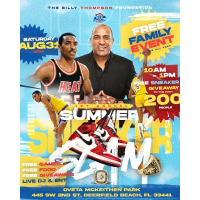 (BPRW) Billy Thompson Foundation Hosts Annual Summer Sneaker Slam | Press releases