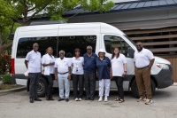JTCHS Exec. Team & Board Members visited each facility during Staff Appreciation Day to personally thank employees and hand out goodies. (Photo/@SonshinePR)