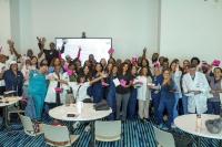 JTCHS staff posed with Exec Team & Board members. /Photo @SonshinePR
