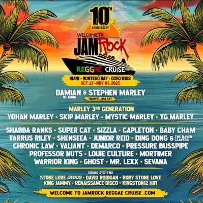 (BPRW) Welcome To Jamrock Reggae Cruise Celebrates 10th Anniversary With Historic Lineup | Tech Zone Daily
