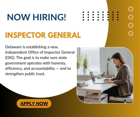 (BPRW) Now Accepting Applications for Delaware Office of Inspector General | Tech Zone Daily