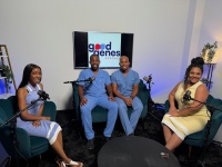 From left to right: Necia Ross, Drs. Kevin and Kyle Phanord, and Hailey Ross.