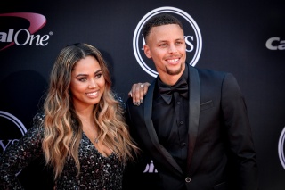 NBA player Stephen Curry and Ayesha Curry attend the ESPYS on July 12, 2017, in Los Angeles.Matt Winkelmeyer / Getty Images fie