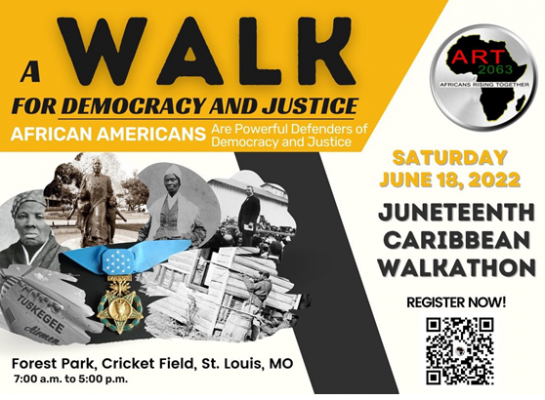(BPRW) Africans Rising Together 2063 to hold second annual Juneteenth Caribbean Heritage Walkathon on June 18, 2022 | Press releases