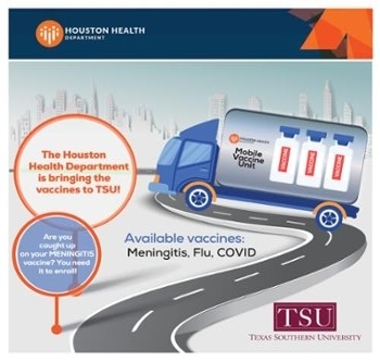 (BPRW) TSU offers meningitis, flu, COVID vaccines for new and returning students | Press releases