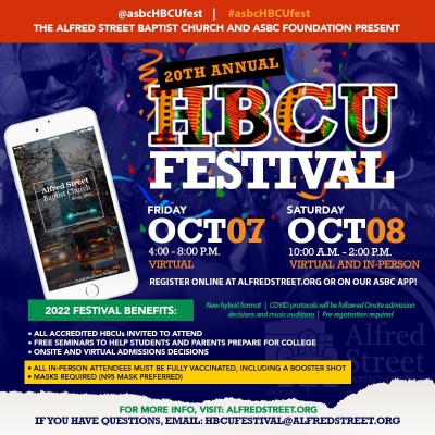 (BPRW) Google Cloud Joins the Alfred Street Baptist Church as the Title Sponsor of the Fall 2022 HBCU College Festival | Press releases